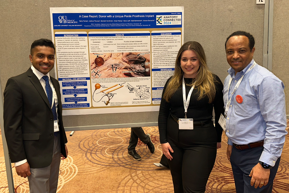 Medical students from OUWB attend Anatomy Connected in Toronto